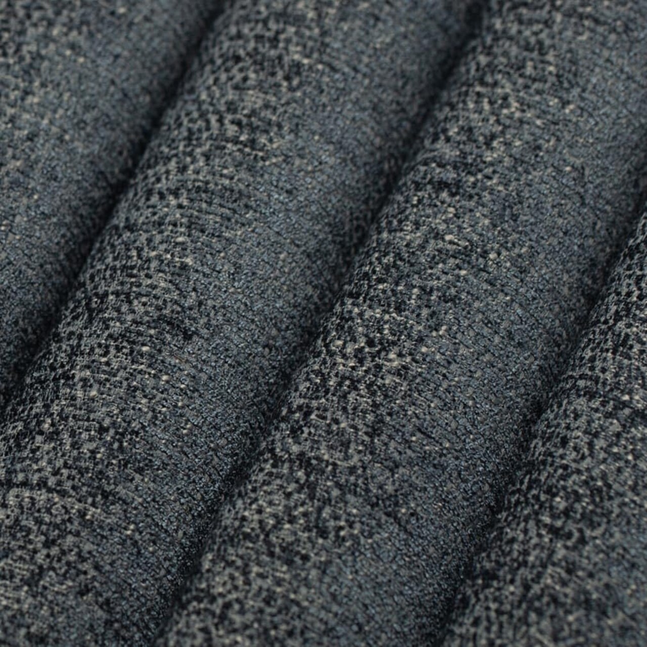 Blue Chenille Textured Upholstery Fabric by The Yard - SKU: Maria Harbor